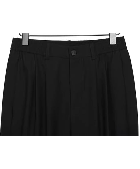 Side Button Tapered Pants